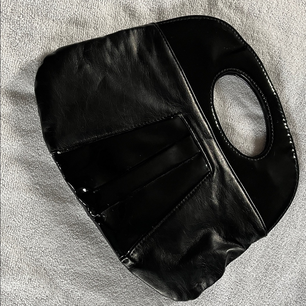 Elegant Black Leather Handbag
